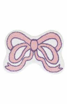 VCNY HOME Pink Bow Bath Mat