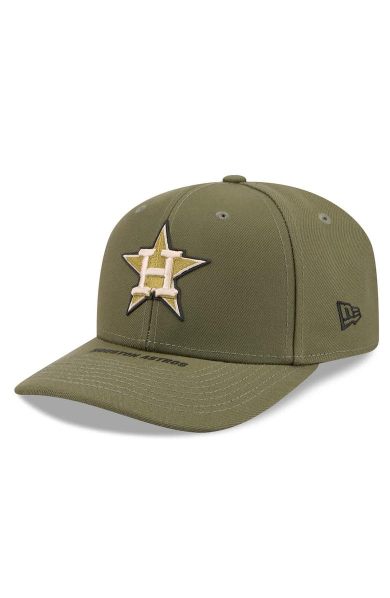 New Era Men's New Era  Olive Houston Astros 2026 Armed Forces Day 9SEVENTY Adjustable Hat, Alternate, color, 