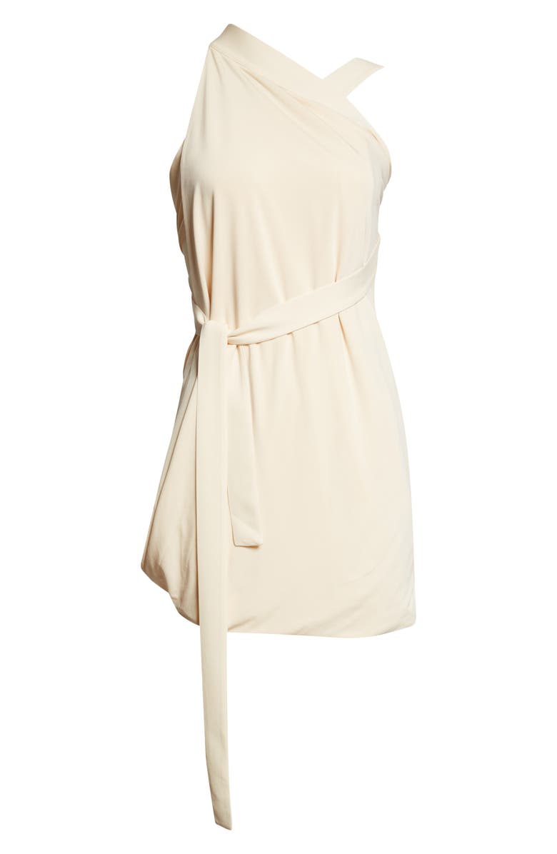 Lemaire Draped Crepe Jersey Wrap Skirt, Main, color, Cream