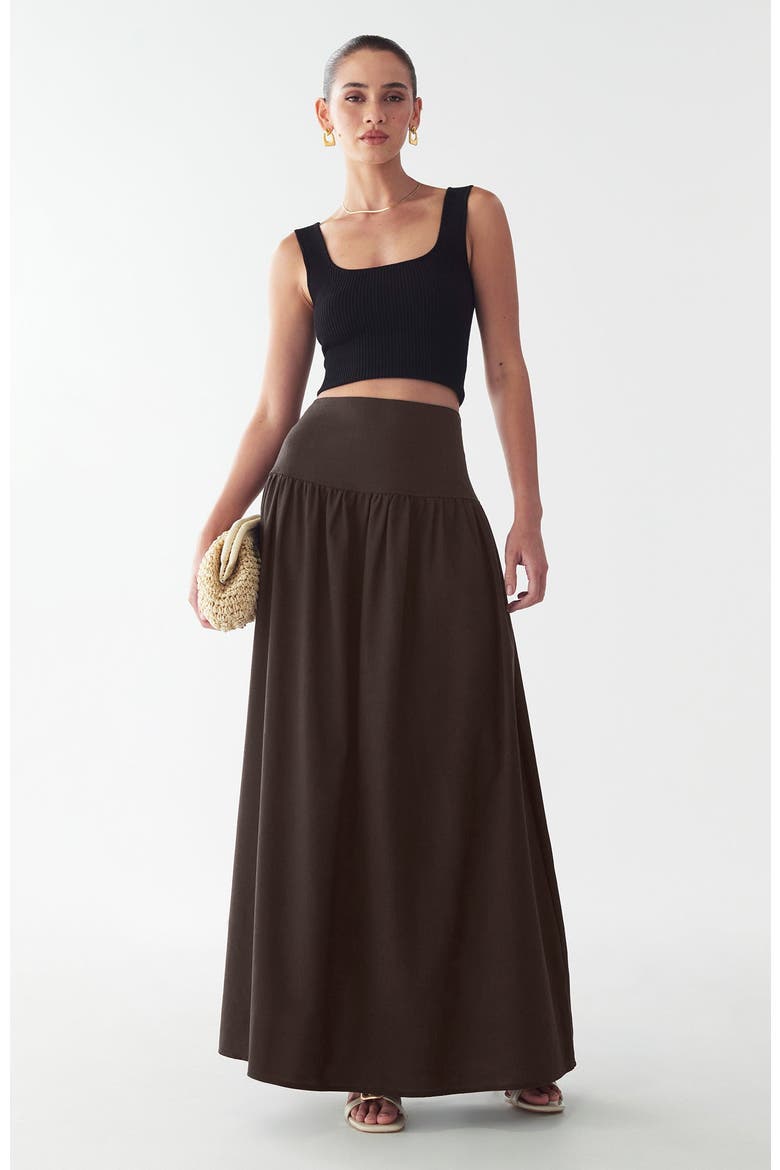Gracie Skirt, Main, color, Dark Brown