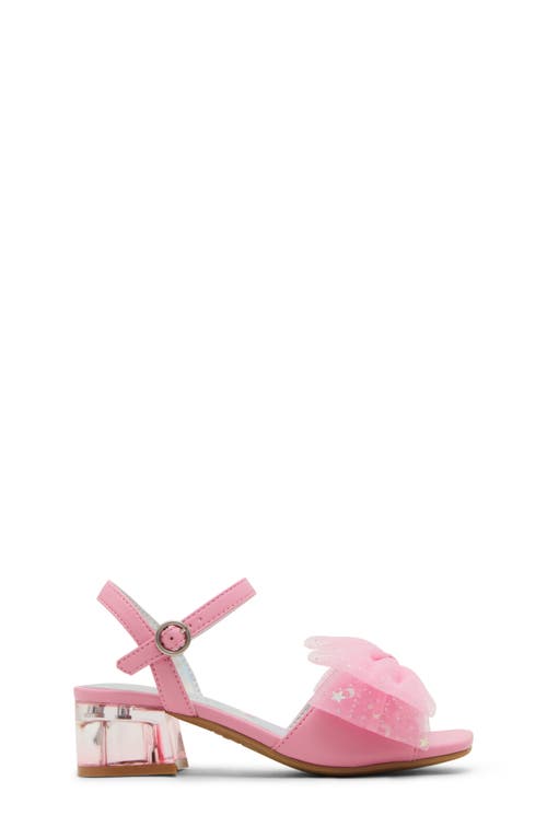 Steve Madden Kids' Jtiara Ankle Strap Sandal In Pink