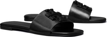 ★ ★ Broadway Leather Slide Black T52F1ASN410M Tory Burch Ines Leather Slide Sandal (Women) | Nordstrom