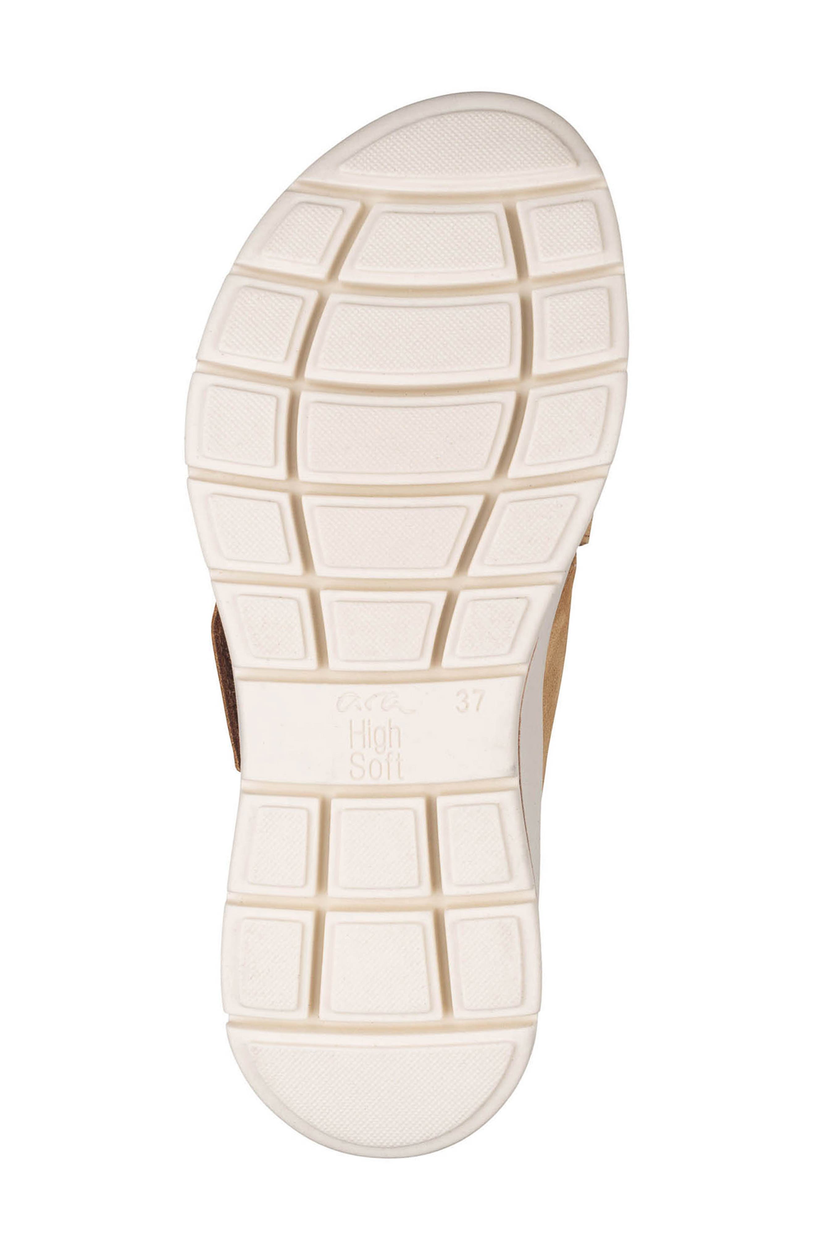 ara Santiago Slingback Platform Wedge Sandal, Alternate, color, Caramel