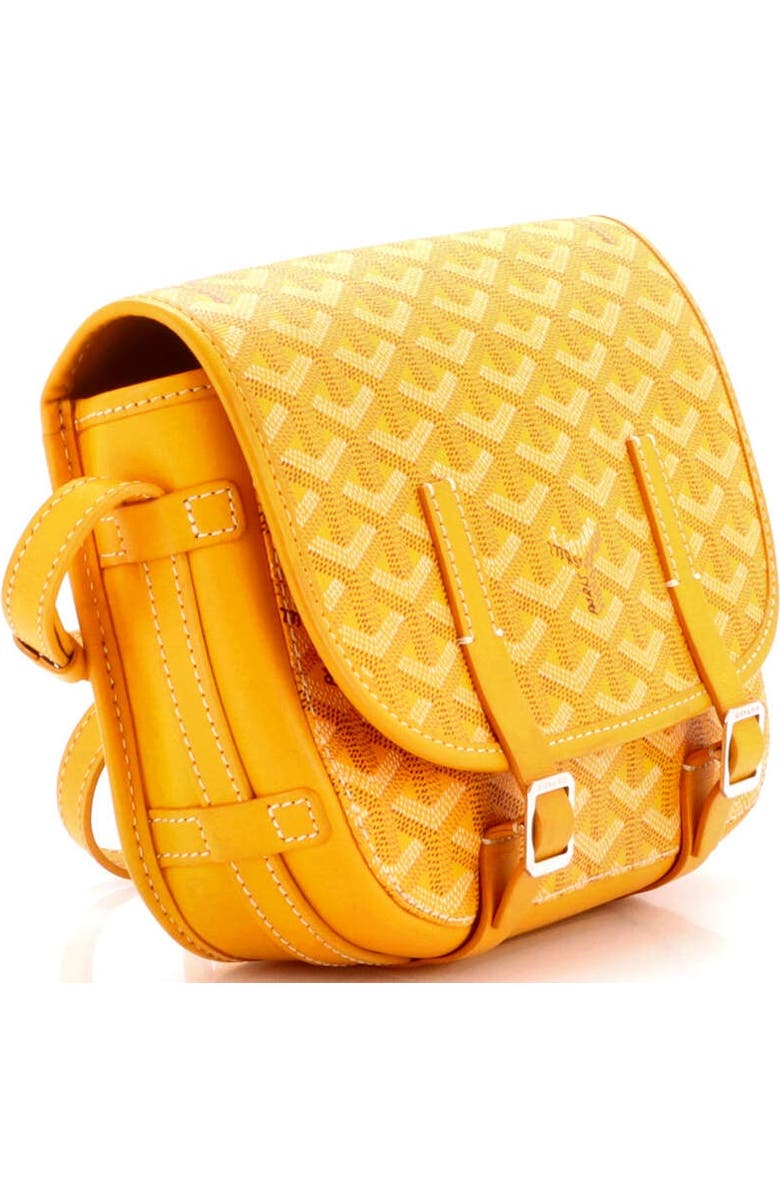 Pre-Owned Goyard Belvedere Messenger Bag Coated Canvas PM, Alternate, color, Yellow