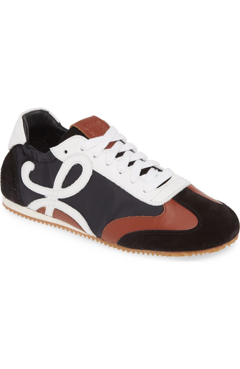 Loewe Scrunch Lace-Up Sneaker, Main, color,