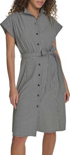 Comm Check Shirtdress