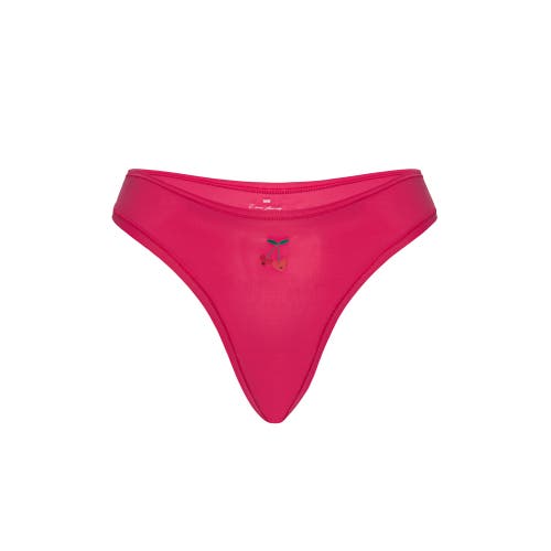 Cheeky Cherry Leakproof Everyday Liner Ultra Smooth Dipped Thong In Cheeky Pink