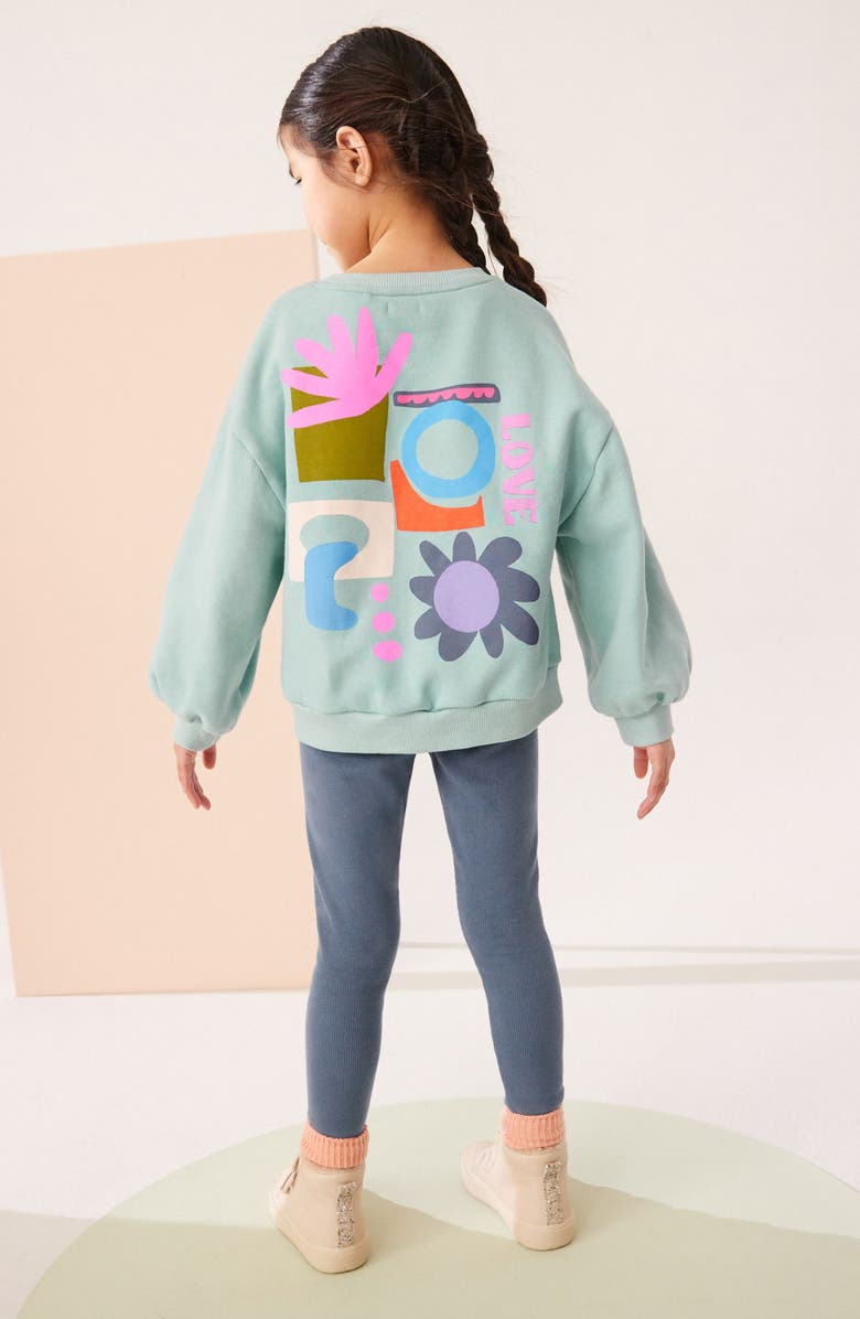 NEXT Kids' Sweatshirt & Leggings Set, Alternate, color,