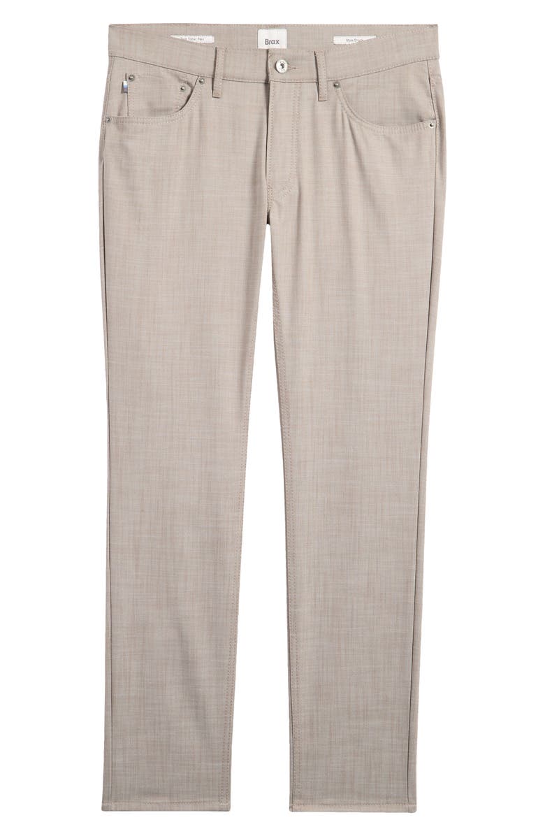 Brax Chuck Stretch Chambray 5-Pocket Pants, Alternate, color, Light Grey