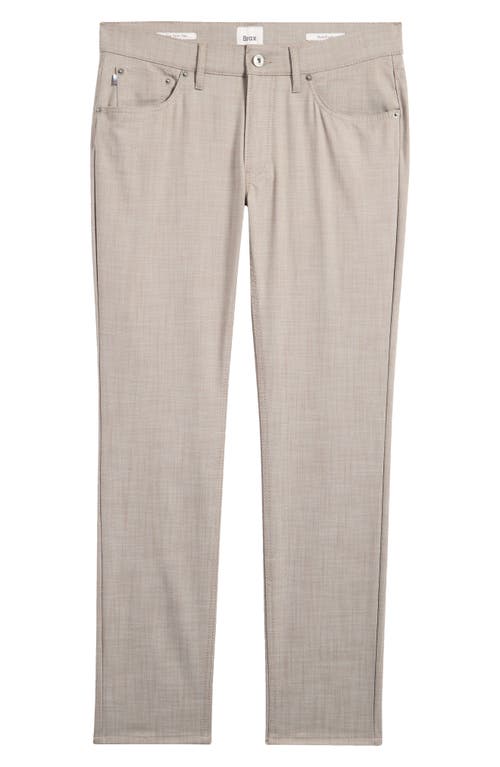 Brax Chuck Stretch Chambray 5-pocket Pants In Light Grey