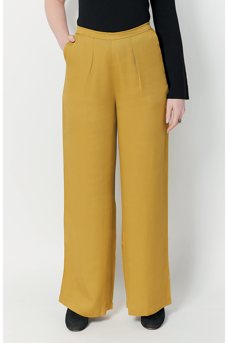 The Wide Leg Pant For Full Hips And Thighs, Main, color, Cactus