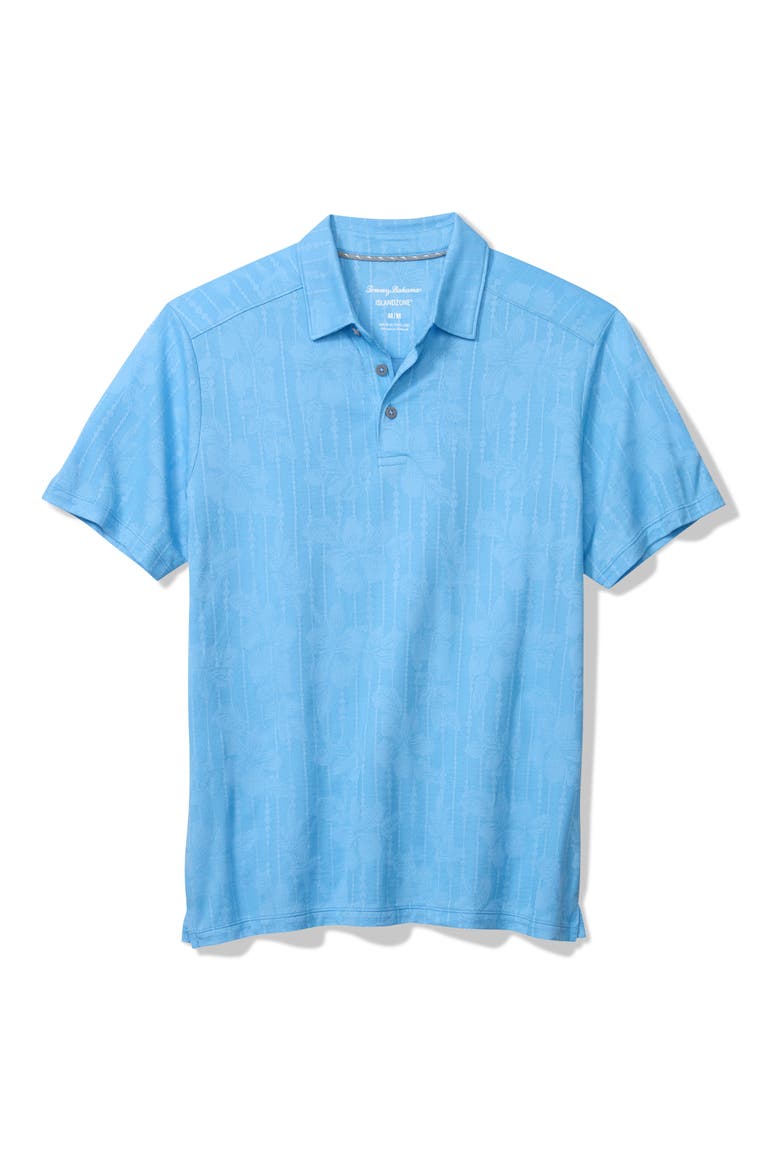 Palm Fresco Vines Polo, Alternate, color, BLUE CHAISE
