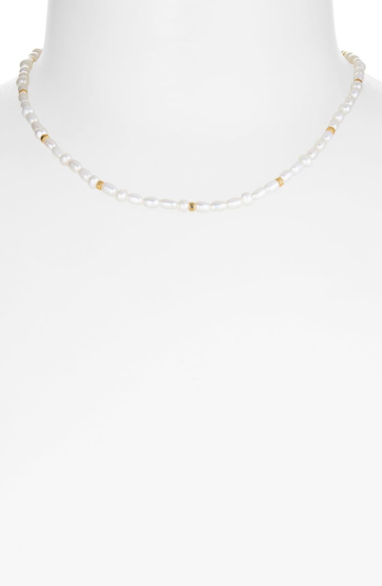 Éliou Ezra Freshwater Pearl Necklace, Alternate, color,