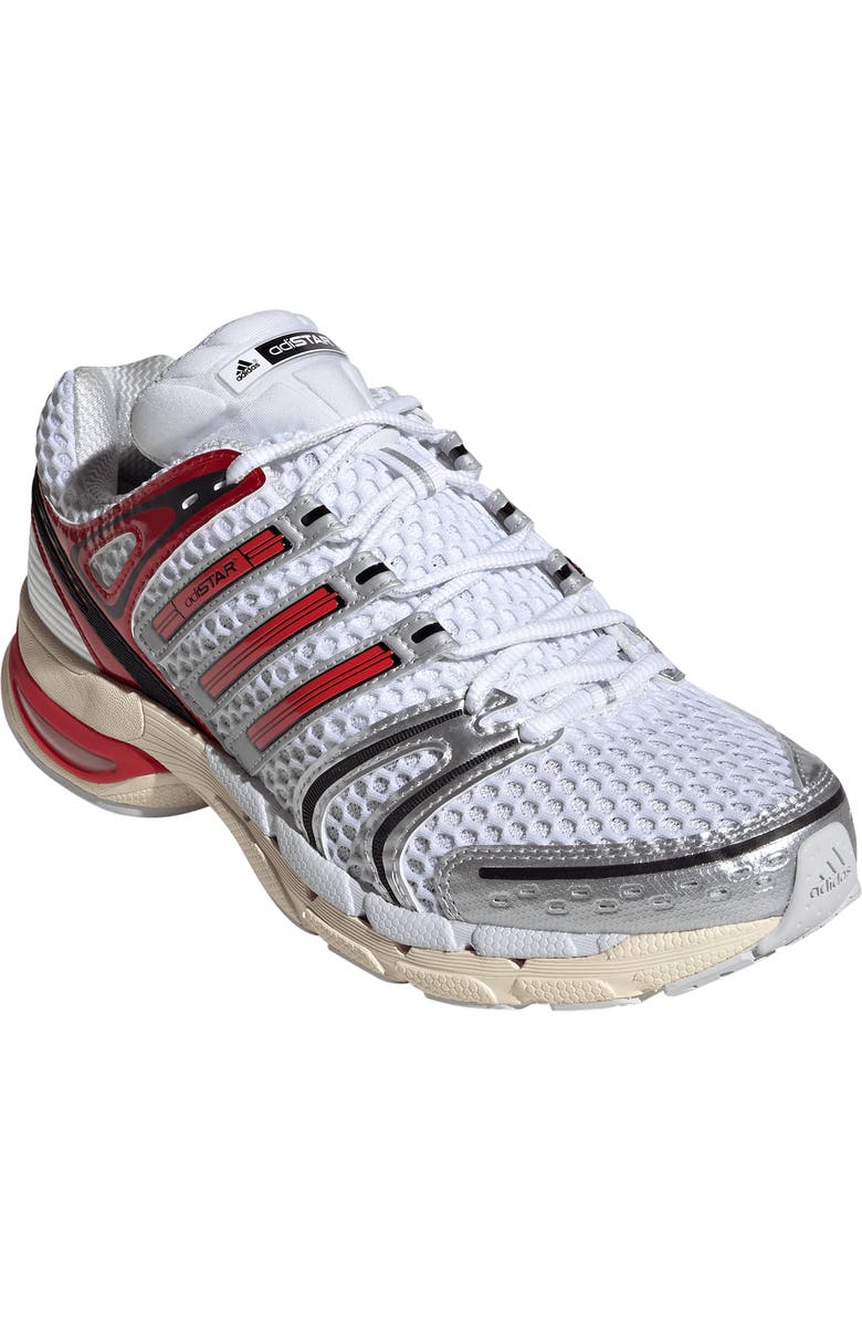 adidas Gender Inclusive Adistar Control 5 Sneaker, Main, color, White/ Better Scarlet/ Grey