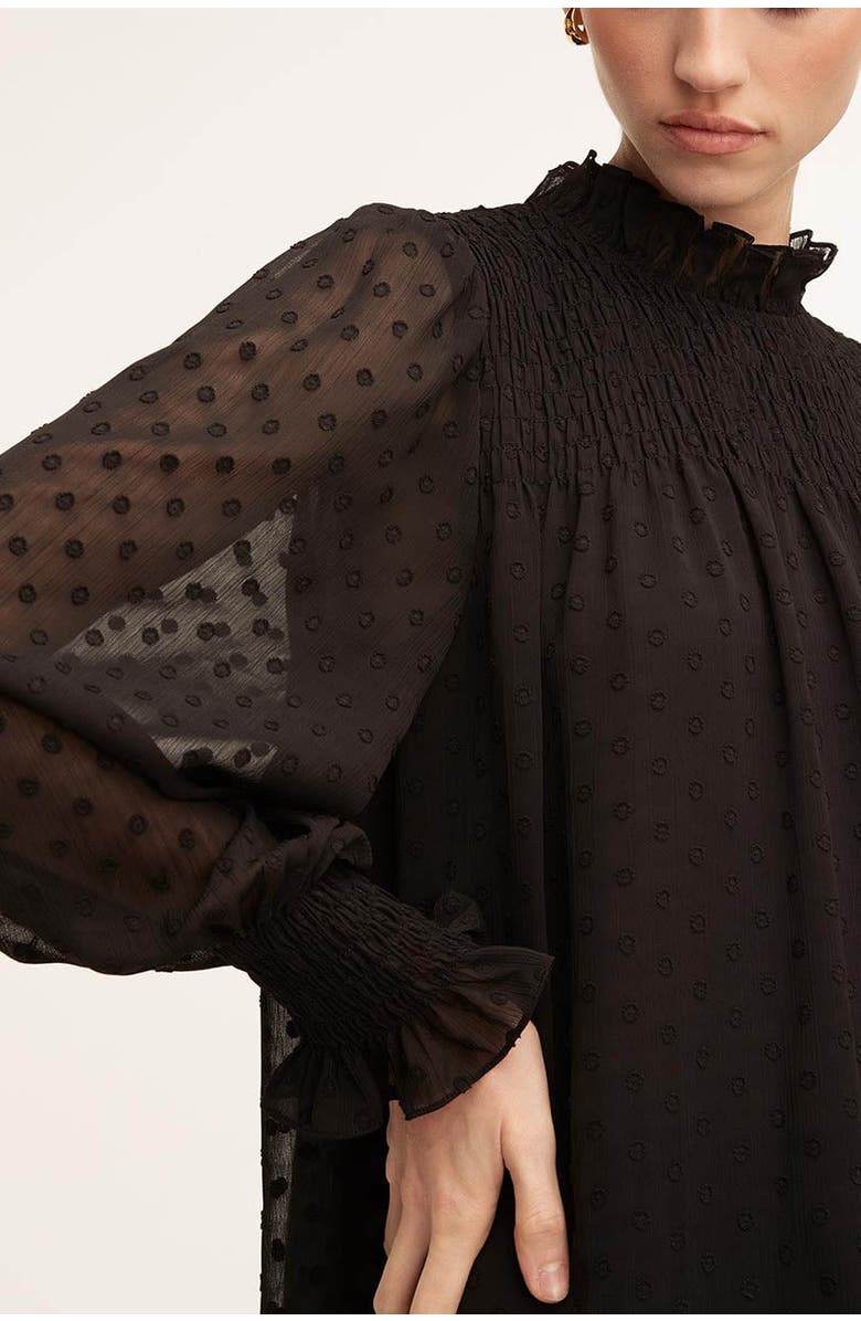 Rebecca Taylor Clip Dot Blouse, Alternate, color,