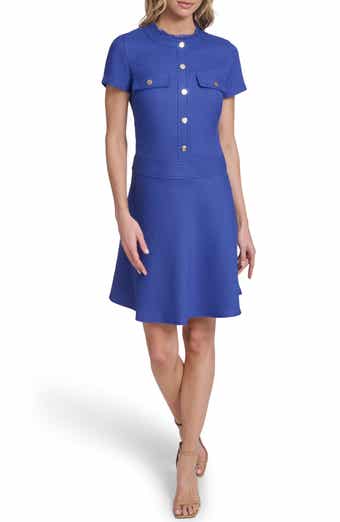 Tommy Hilfiger Novelty Woven Fit & Flare Dress
