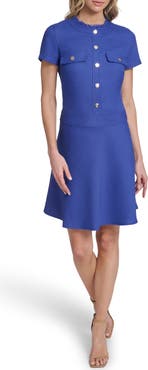 Tommy Hilfiger Novelty Woven Fit & Flare Dress