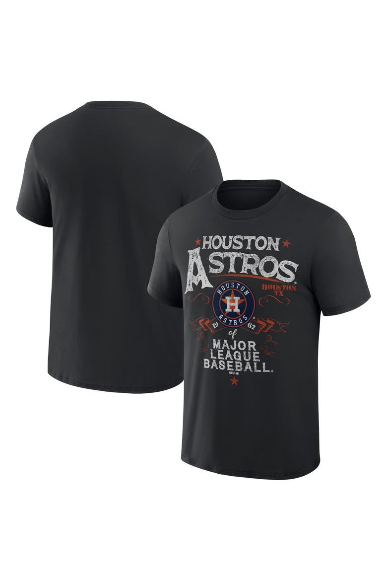 Men's Darius Rucker Collection by Fanatics  Black Houston Astros Beach Splatter T-Shirt, Main, color, Black