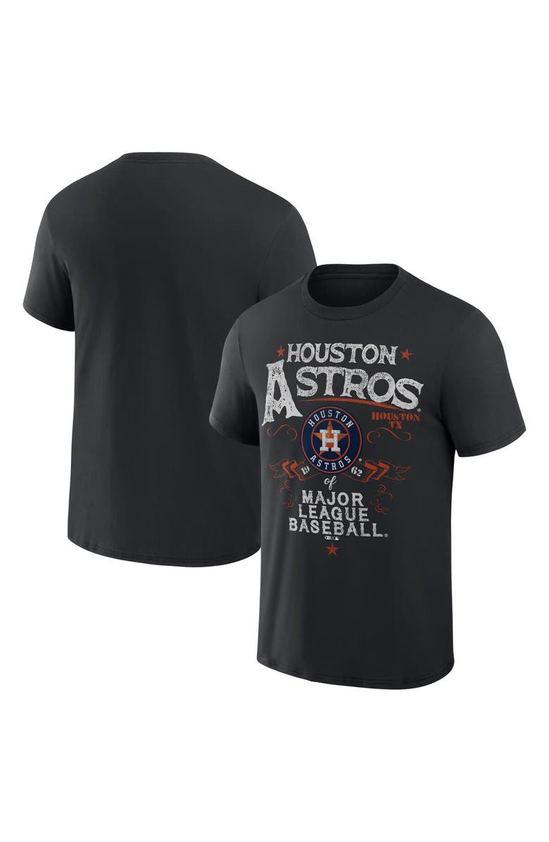 Darius Rucker Collection by Fanatics Men's Darius Rucker Collection by Fanatics Black Houston Astros Beach Splatter T-Shirt, Main, color, Black