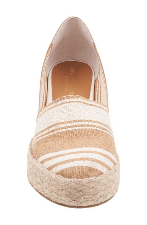 Andre Assous André Assous Patti Espadrille Wedge In Camel Multi