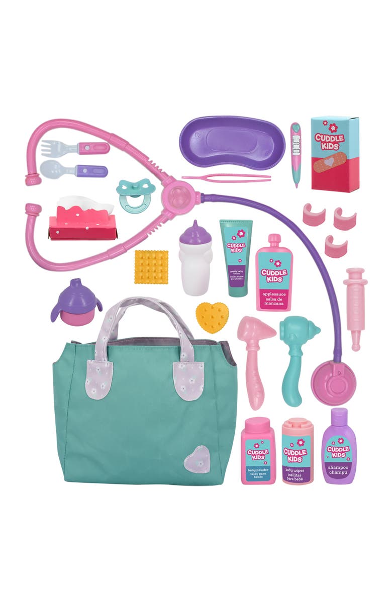 Cuddle Kids Baby
s First Check Up 15" Doll Pink, Alternate, color, Multicolored