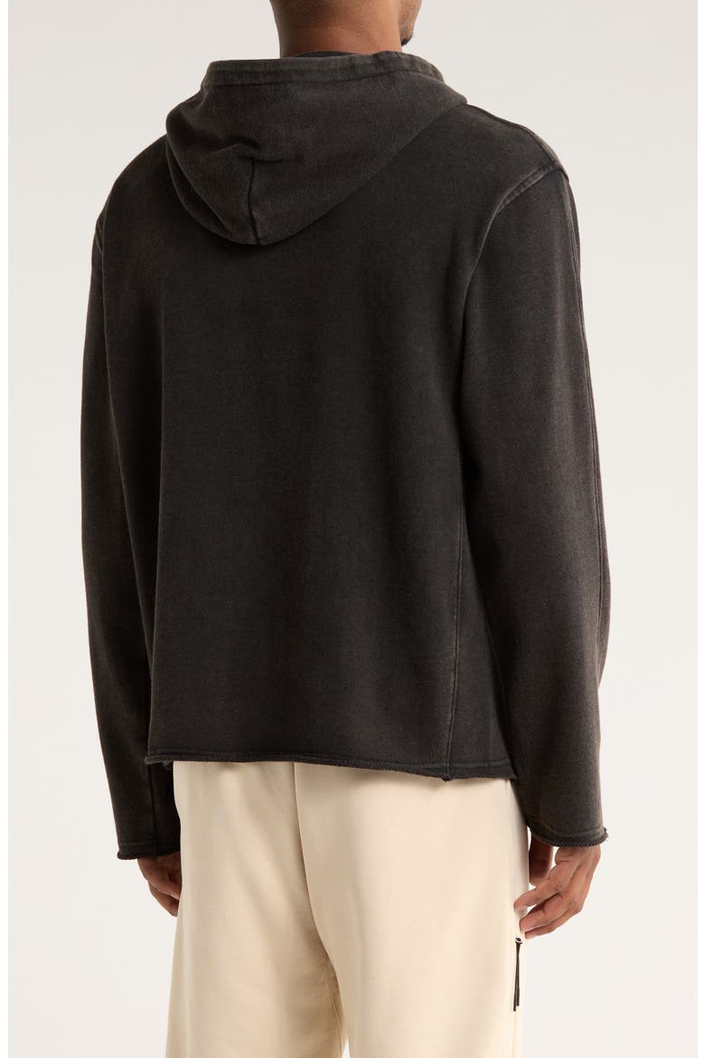 Vintage Embellished Hoodie, Alternate, color, BLACK