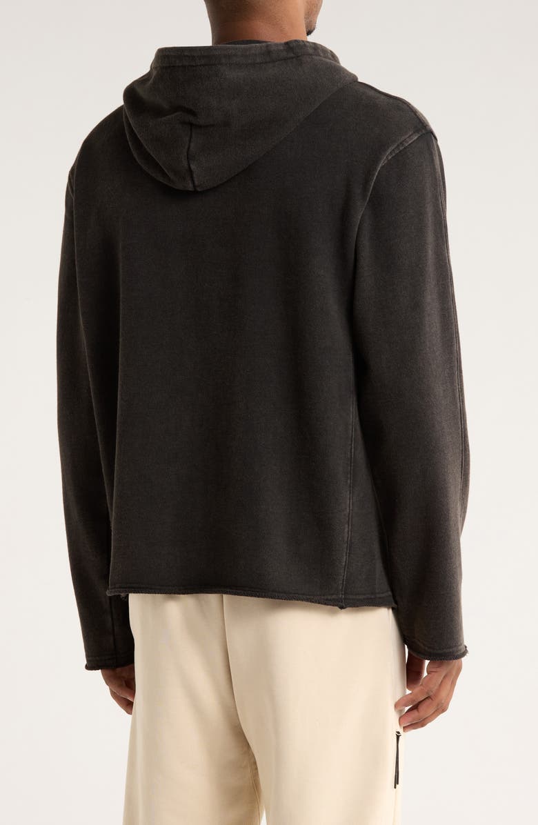 HONOR THE GIFT Vintage Embellished Hoodie, Alternate, color, Black