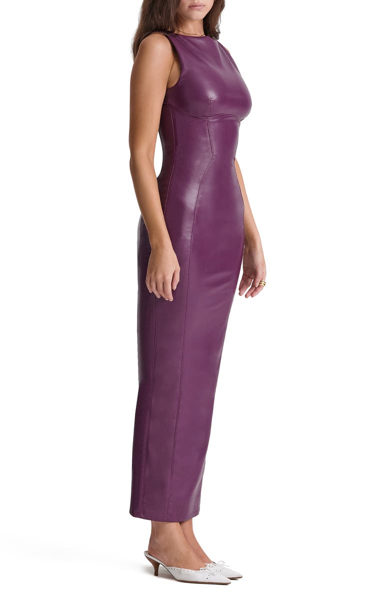 HOUSE OF CB Faux Leather Sheath Dress, Alternate, color,