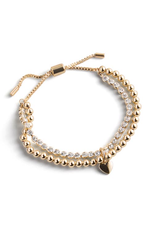 Double Strand Heart Bracelet