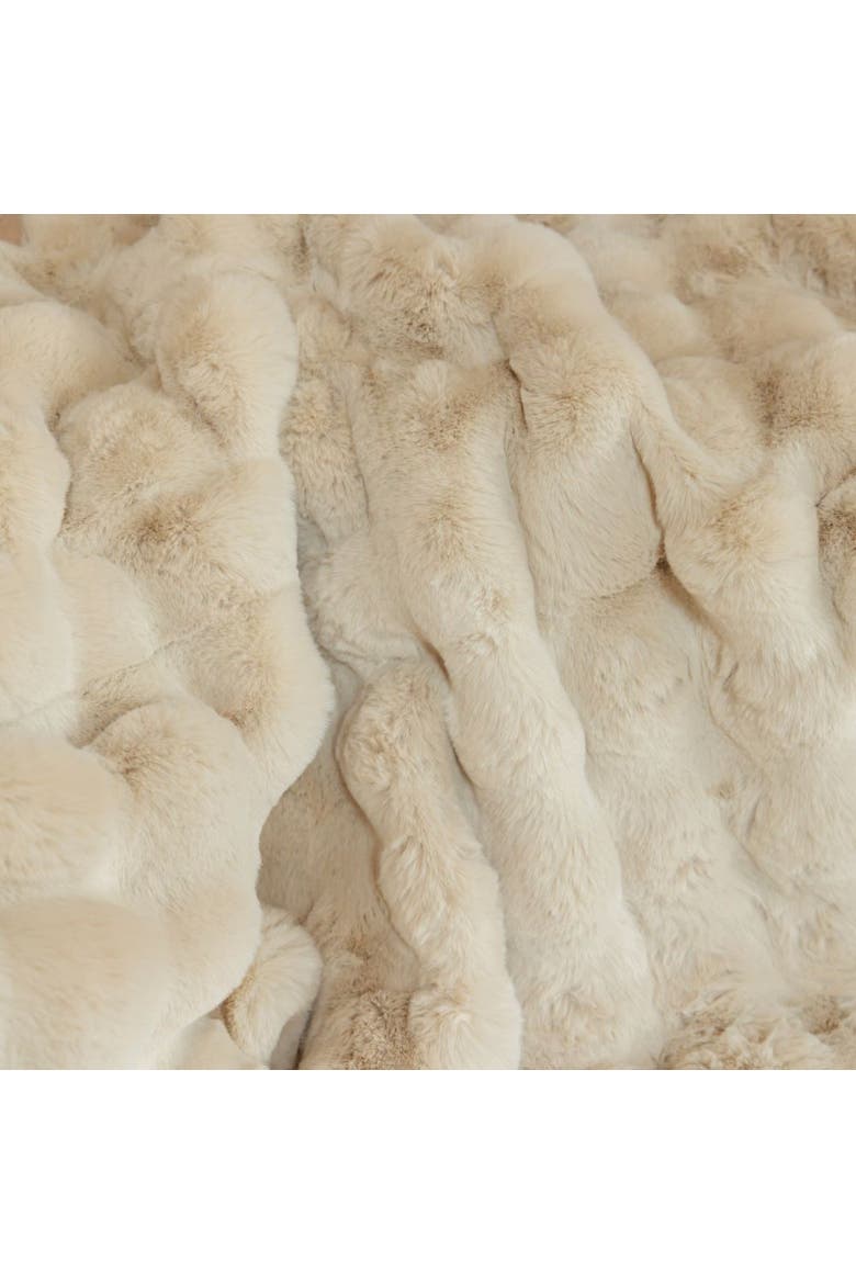 Plushie Faux Fur Blanket, Alternate, color, White