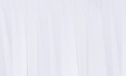 525 Larissa Stripe Waist Pleated Skirt In Bleach White Multi
