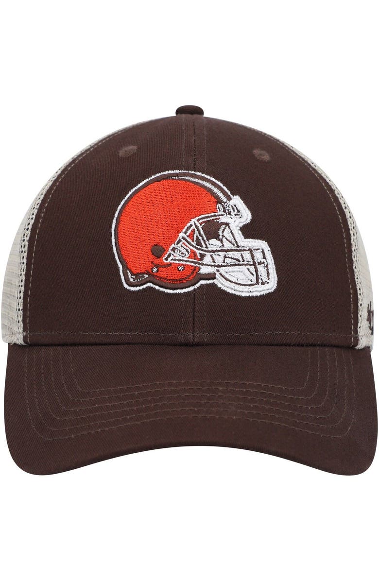 '47 Men's '47 Brown/Natural Cleveland Browns Flagship MVP Snapback Hat, Alternate, color, 