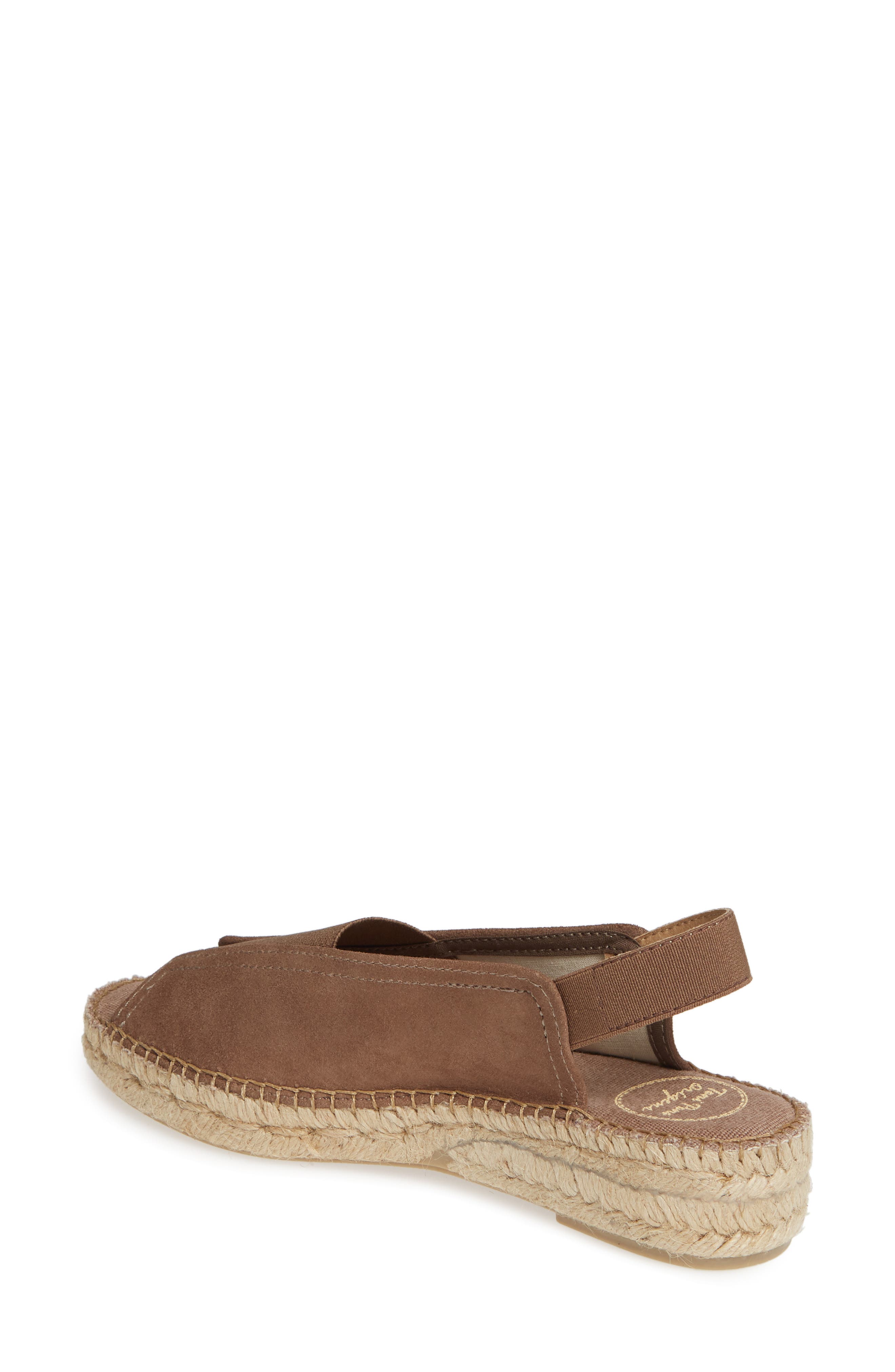 Esmy Slingback Wedge Sandal, Alternate, color, TAUPE CANVAS