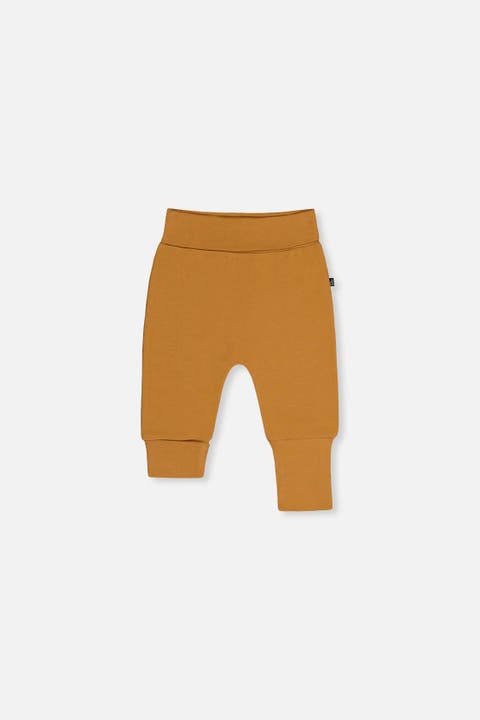 Organic Cotton Foldover Waist Adjustable Cuff Evolutive Pants