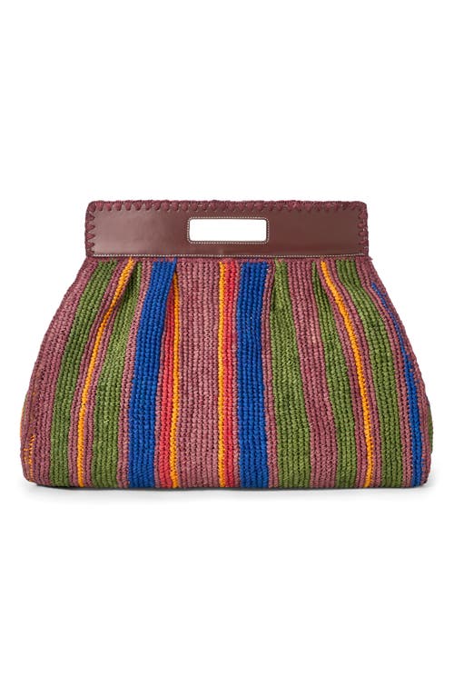 Staud Rue Raffia Tote Bag In Green