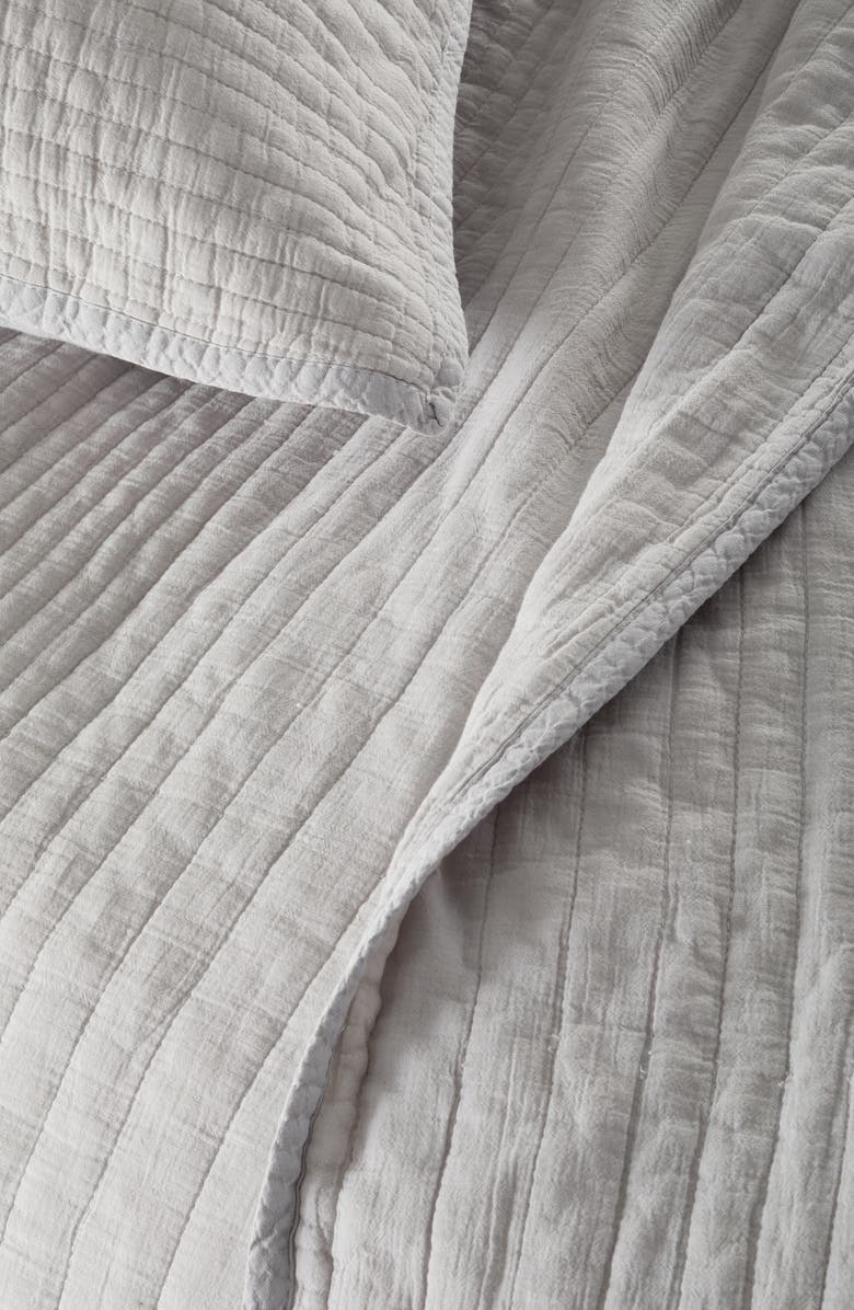 Nordstrom Soft Stripe Cotton Quilt & Shams Set, Alternate, color, 