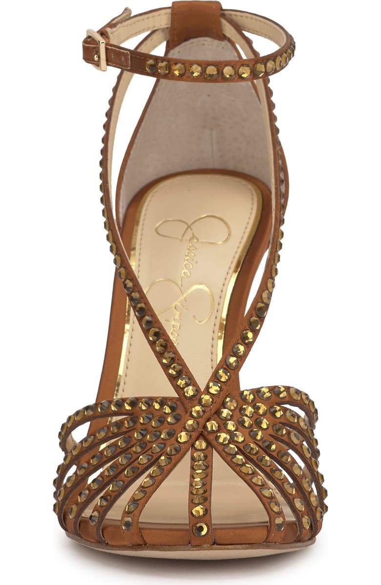 Jessica Simpson Jittale Ankle Strap Sandal, Alternate, color, Brown 02