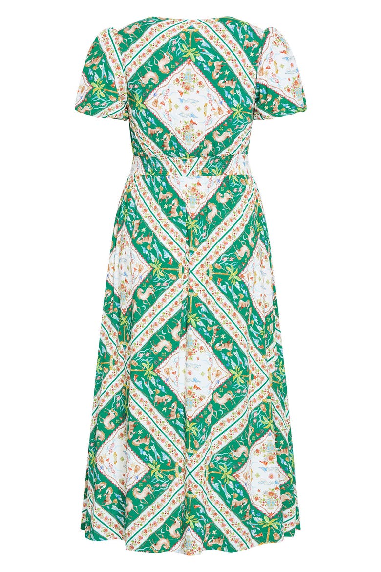 Aliya Floral Print Maxi Dress, Alternate, color, PRAIRIE SCARF