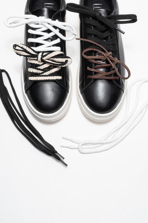 Forever & Always Shoes Warron Leather Sneakers In Multi