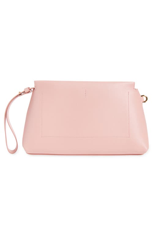 Givenchy Womens Flamingo Day Leather Pouch In Pink