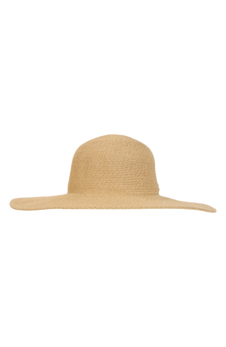 Bruno Magli Packable Floppy Brim Sun Hat, Main, color, Natural