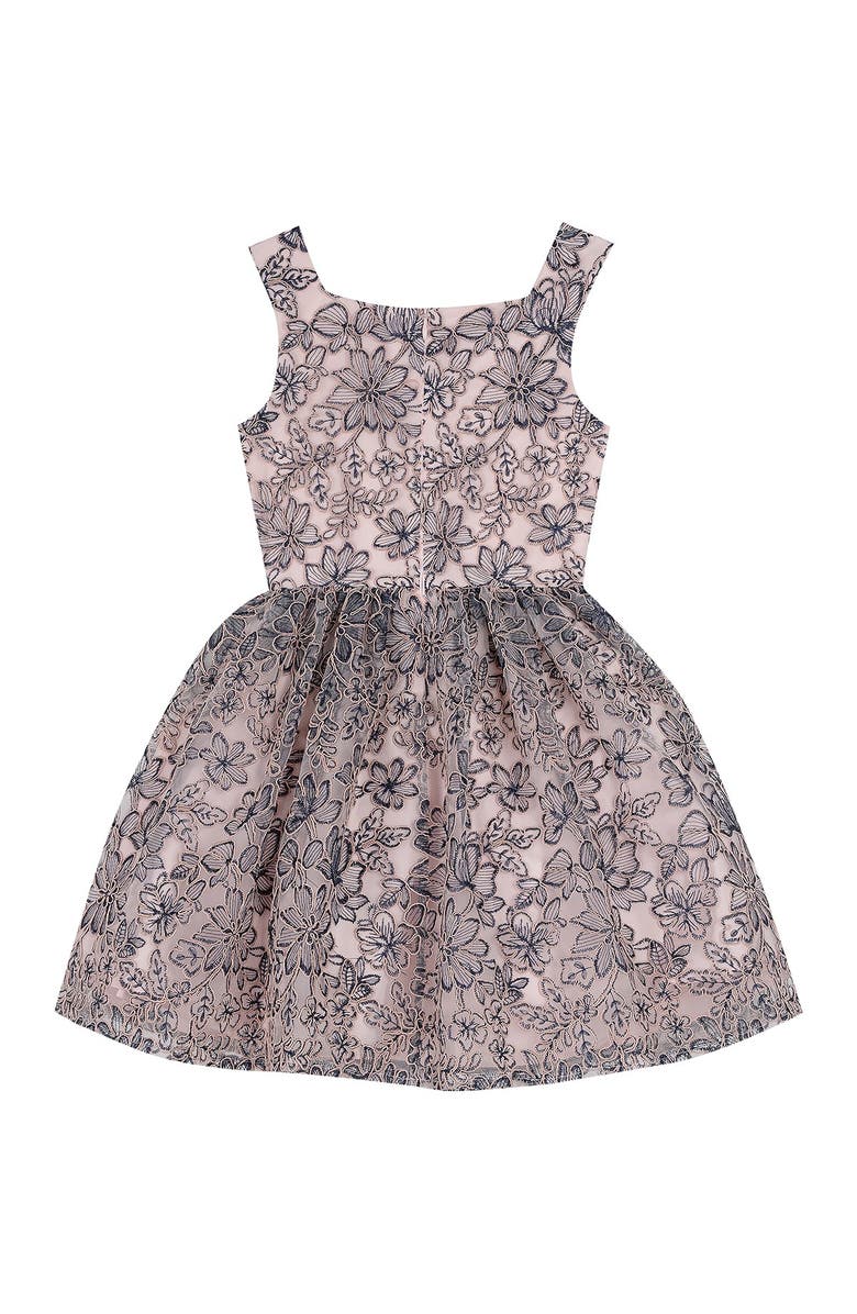 Badgley Mischka Collection Floral Embellished Mesh Dress | Nordstromrack