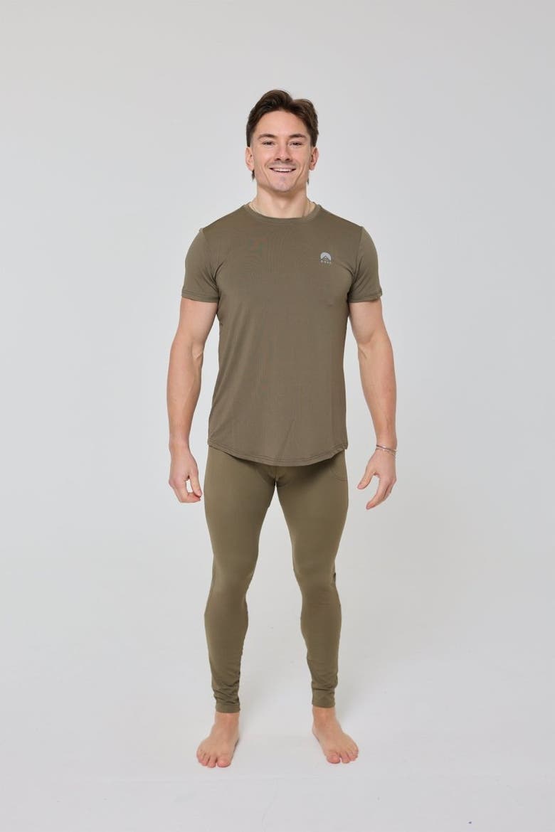 Elite Activewear Leggings - Khaki, Alternate, color, Khaki