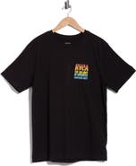 RVCA Screen Fade Cotton Graphic T-Shirt