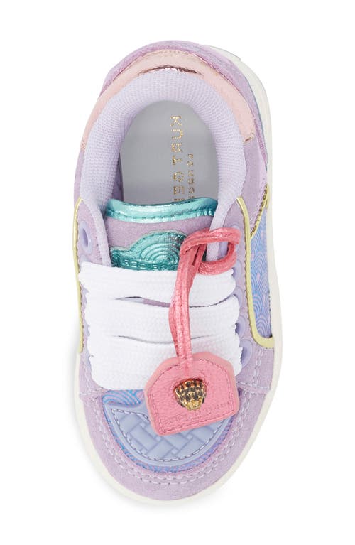 Kurt Geiger London Kids' Mini Southbank Platform Sneaker In Purple