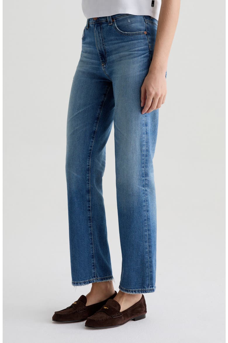 Brinley Mid Rise Straight Leg Jeans, Alternate, color, 16 YEARS SOARING