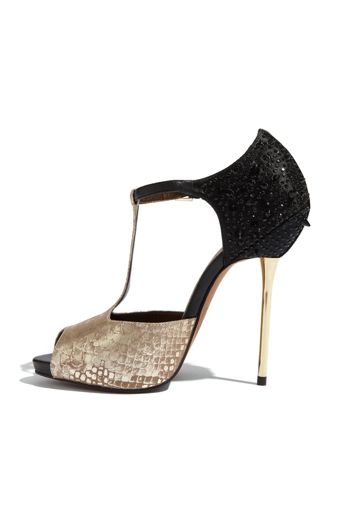 'Scarlett' Pump, Alternate, color, GOLD SNAKE