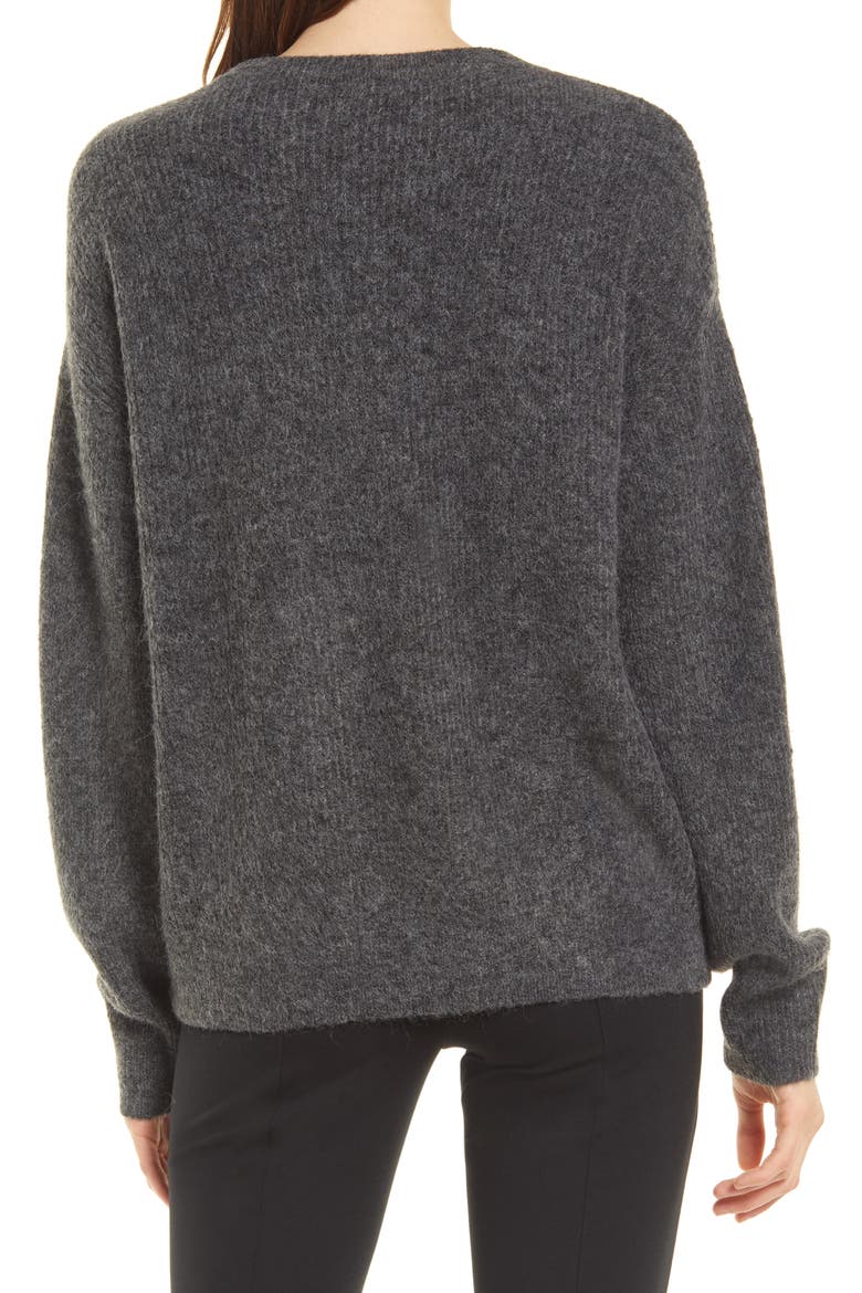 Crewneck Sweater, Alternate, color, GREY MEDIUM CHARCOAL HEATHER