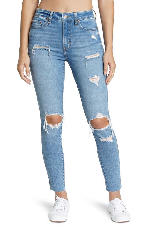 Money Maker Vintage Ripped High Waist Jeans