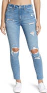 DAZE Money Maker Vintage Ripped High Waist Jeans